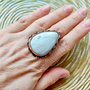 Inel cupru & Scolecit natural
