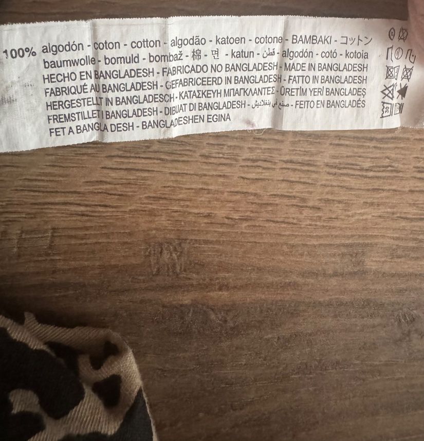 Tricou animal print Zara mărime L