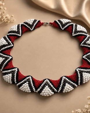 Colier elegant din margele