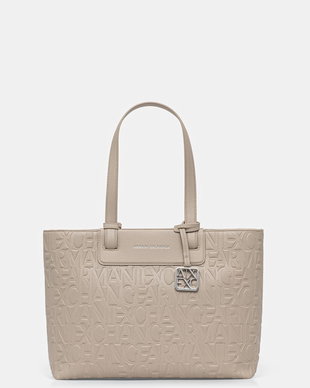 Armani Exchange geantă shopper pentru femei cu imitație de piele