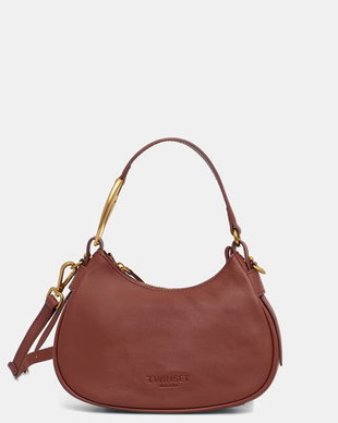 Twinset hobo bag pentru femei din piele