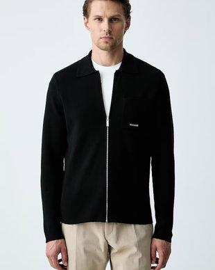 Karl Lagerfeld cardigan pentru bărbați cu vâscoză