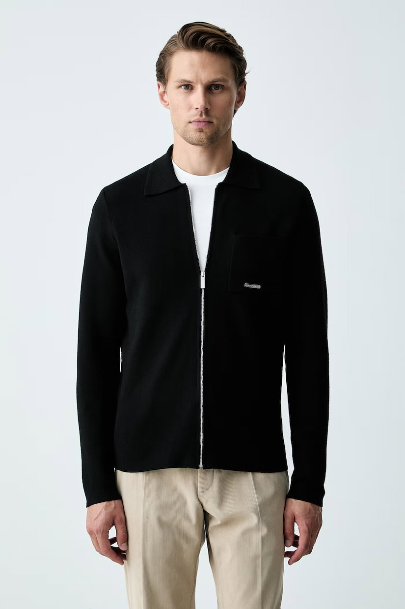 Karl Lagerfeld cardigan pentru bărbați cu vâscoză