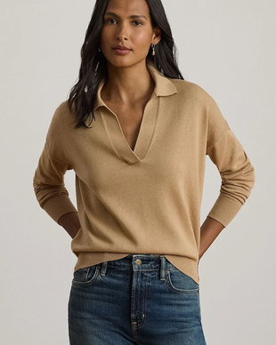 Lauren Ralph Lauren pulover pentru femei, cu bumbac