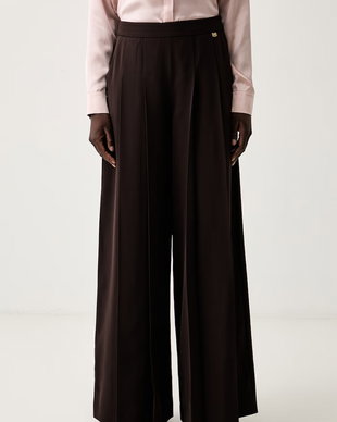 Marciano by Guess pantaloni wide leg pentru femei KAMILA