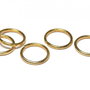 Zale din inox, aurii, 5x0.8 mm