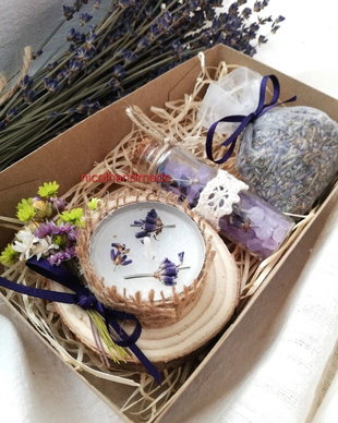 Marturii set lavanda / Cadou set lavanda