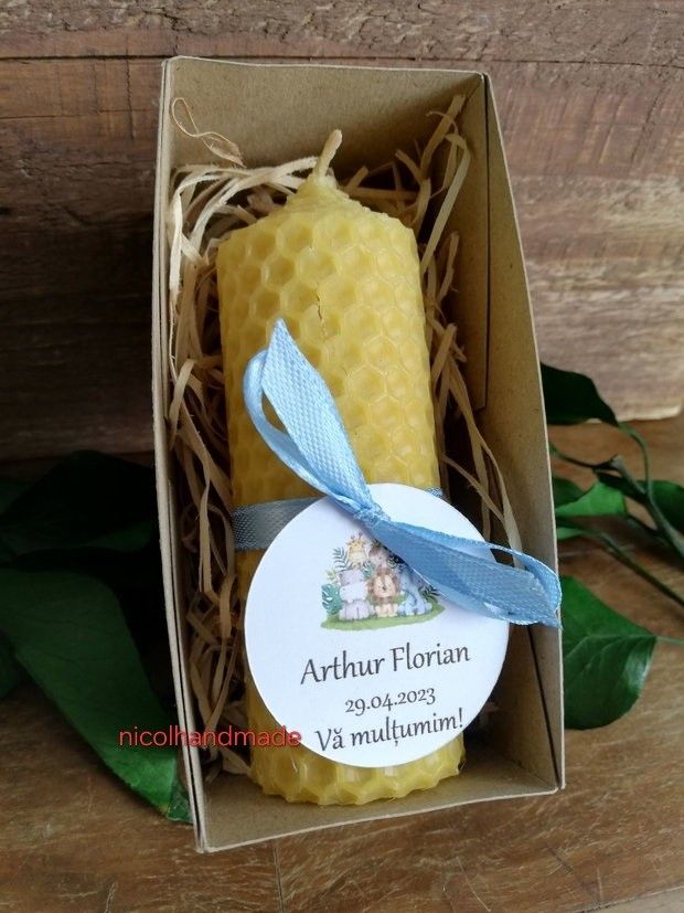Marturii botez / Marturii lumânări ceara naturala