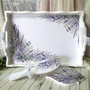 Set personalizat pentru gatit mireasa - tema lavanda