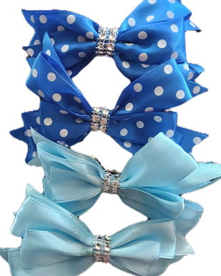 Set 4 clame funda albastru