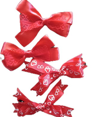 Set 4 clame funda rosu