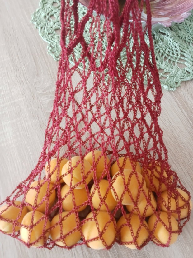 Plasă ecologică croșetată