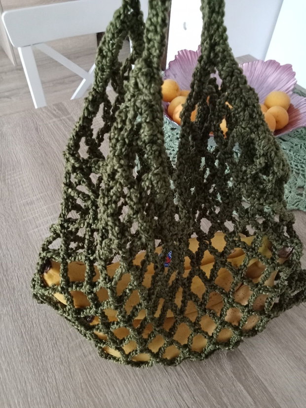 Plasă ecologică croșetată