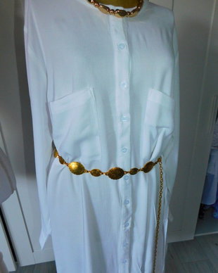 Rochie   noua deosebita,   masura  50 - 52,  cordon nou si colier  asortat  cadou