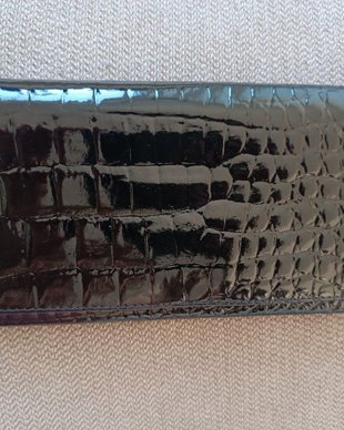 Plic vintage din crocodil