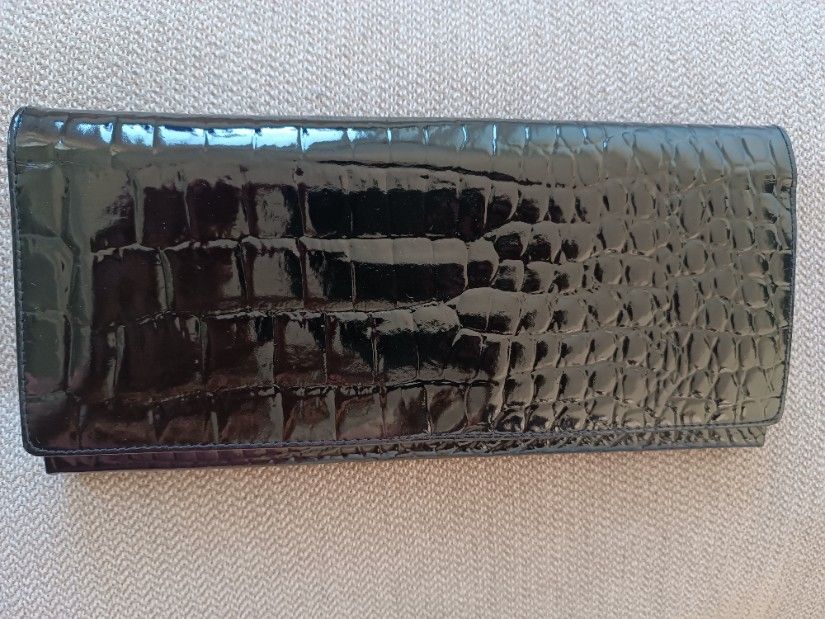 Plic vintage din crocodil