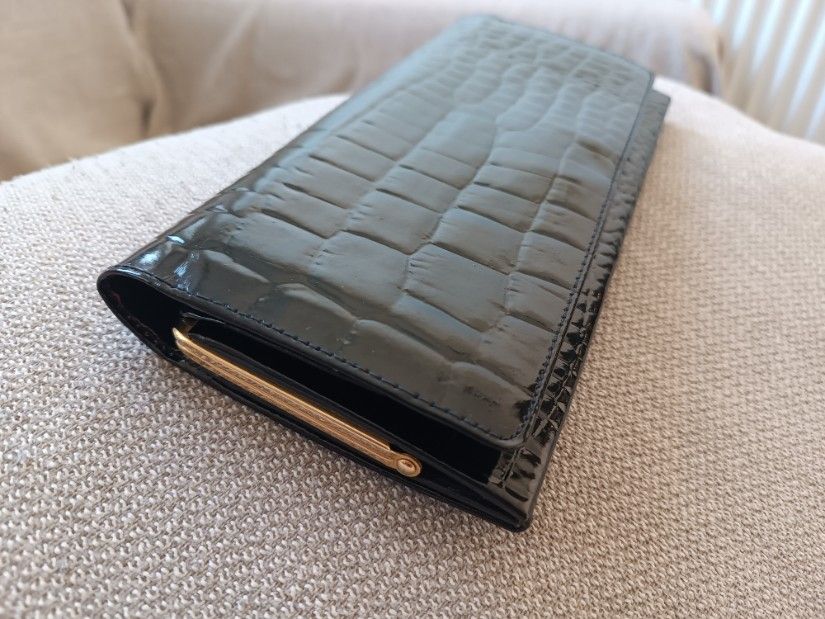 Plic vintage din crocodil