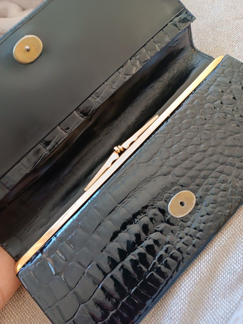 Plic vintage din crocodil