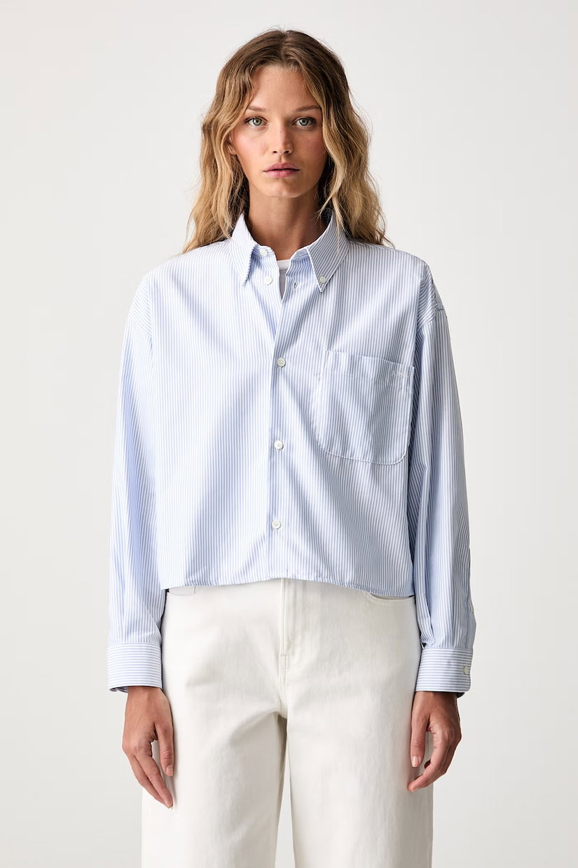 A.P.C. cămașă de damă din bumbac chemise sophia button down logo