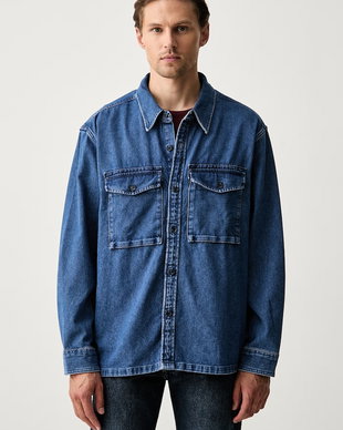 Levi's cămașă pentru bărbați din denim WALLER RELAX