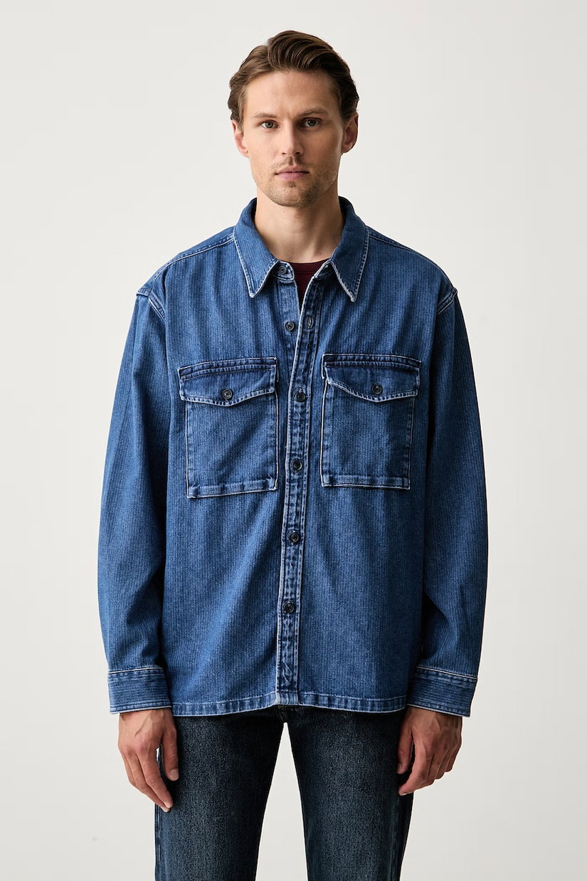 Levi's cămașă pentru bărbați din denim WALLER RELAX