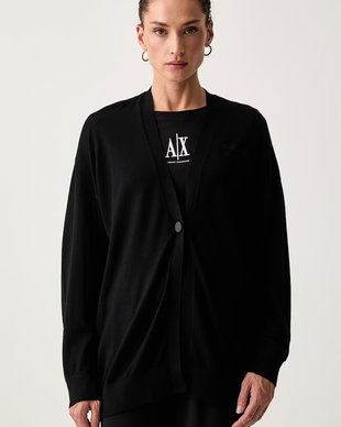 Armani Exchange cardigan pentru femei din lână