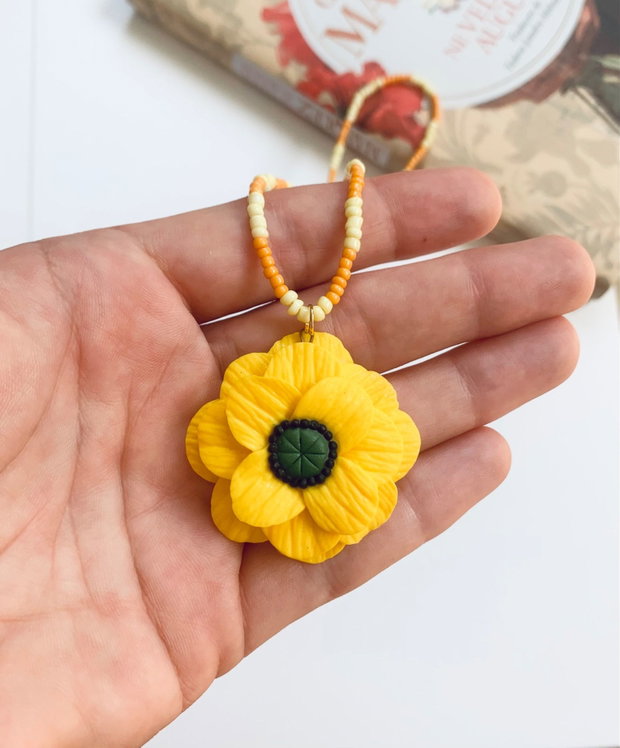 Colier Yellow Poppy
