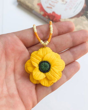 Colier Yellow Poppy