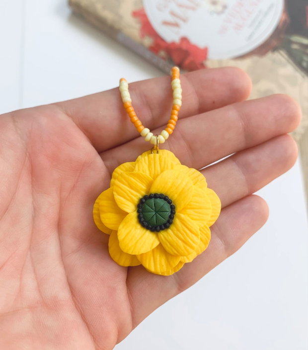 Colier Yellow Poppy
