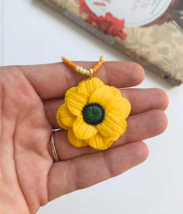 Colier Yellow Poppy