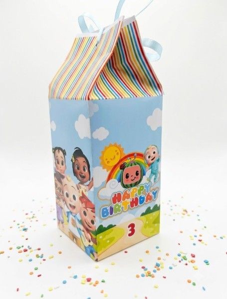 Cutii pentru dulciuri Cocomelon personalizate