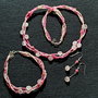 Set argint X3 opal turmalina cuart safir roz colier bratara cercei nuante minimalist boho chic trendy