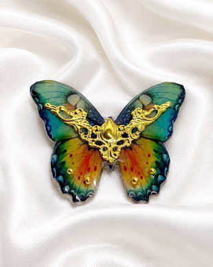 Broșă fluture 02218