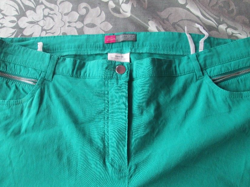 pantaloni verzi elastici dame 48