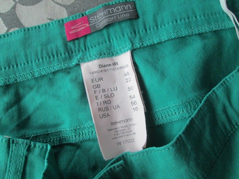 pantaloni verzi elastici dame 48
