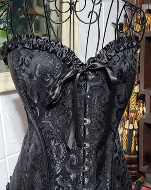 Corset negru elegant