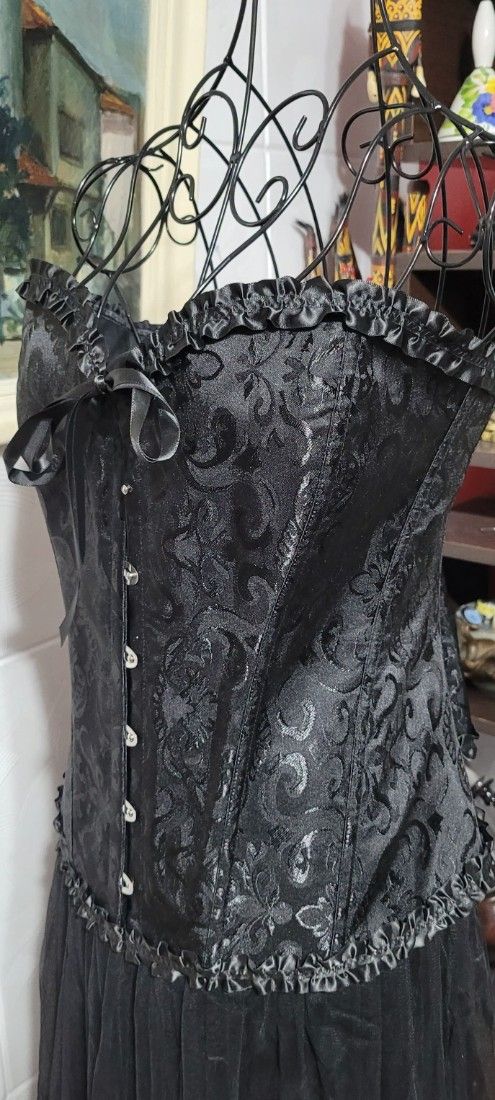 Corset negru elegant