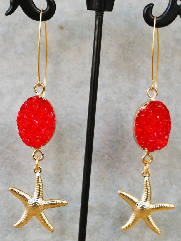 Cercei handmade inspirați de frumusețea mării
