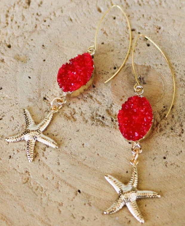 Cercei handmade inspirați de frumusețea mării