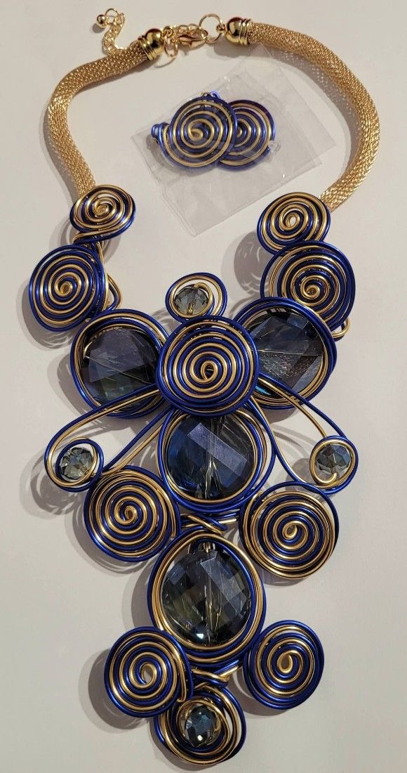 Colier și cercei handmade