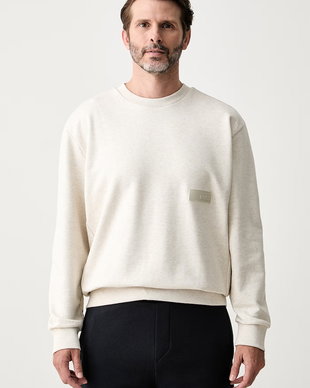 BOSS Green hanorac pentru bărbați, cu bumbac SW_Crewneck