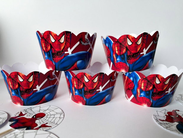 Învelitori brioșe Spiderman