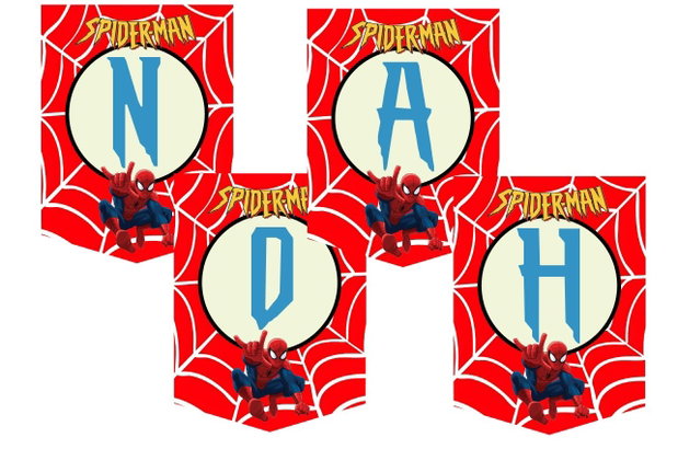Ghirlandă Spiderman
