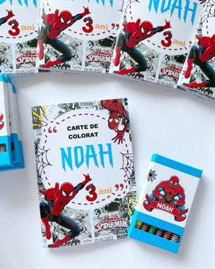 Set cadou grădiniță Spiderman