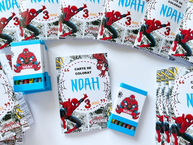 Set cadou grădiniță Spiderman