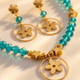 Set Colier și Cercei - Turquoise Reflections