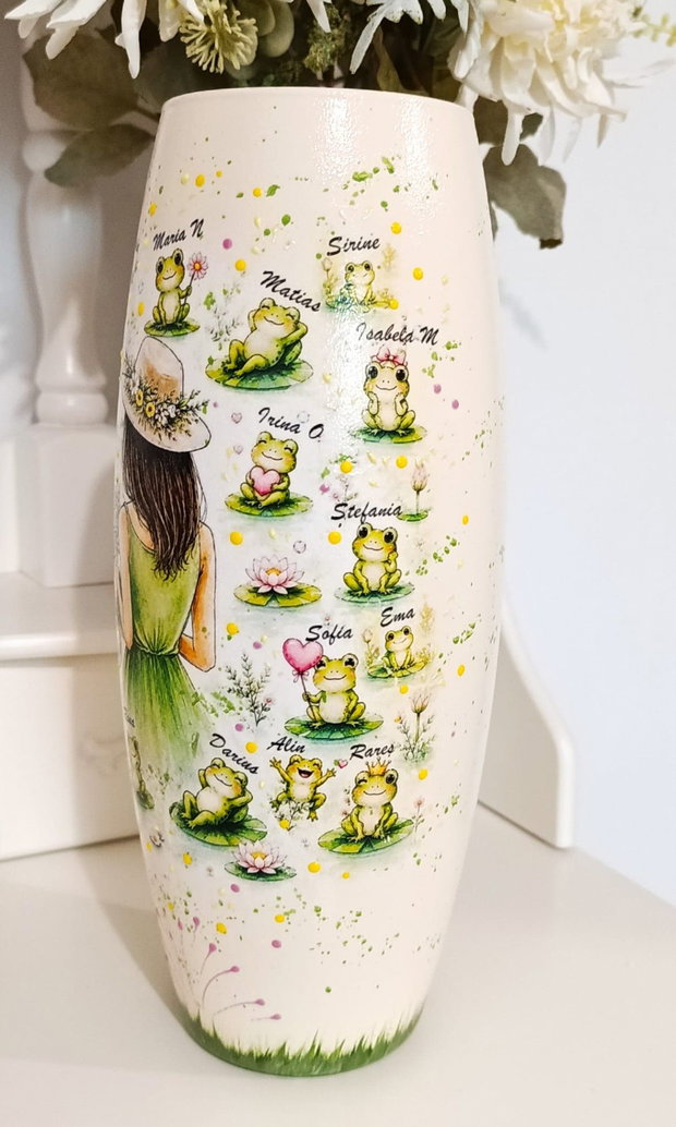 Vază personalizată pentru Grupa Brotăceilor
