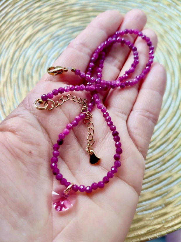 Colier CHOKER radacina de Rubin
