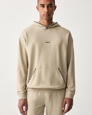 HUGO hanorac cu glugă pentru bărbați cu bumbac NOAH HOODIE