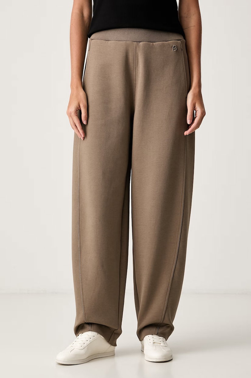 BOSS pantaloni de trening pentru femei cu bumbac Essuge